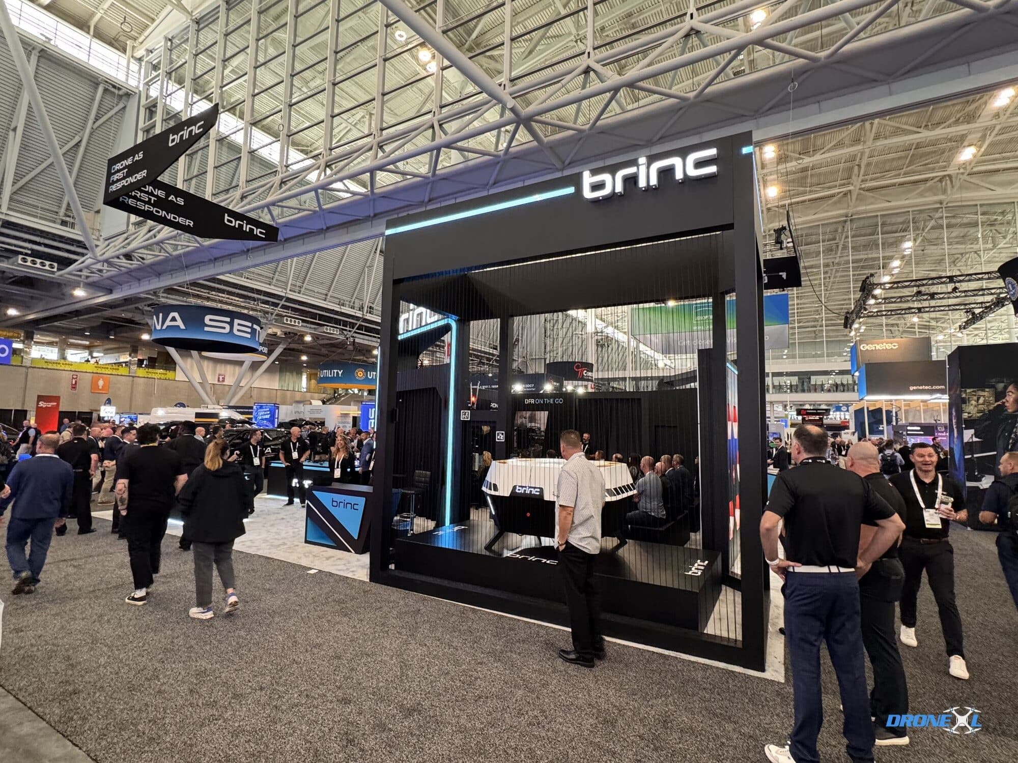 Brinc'S Guardian Drone Unveiled At Iacp Boston, Promising Advanced Features For First Responders. Brinc Drones