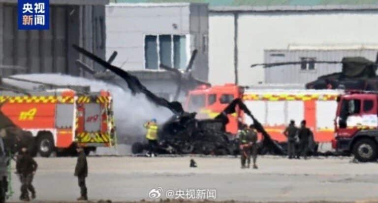 South Korean Military Drone Collides With Helicopter, No Casualties Reported 4